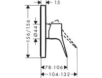 Товар: Смеситель для душа Hansgrohe Vivenis 75615700 Белый матовый - фото 2 Смеситель для душа Hansgrohe Vivenis 75615700 Белый матовый — фото 2, Смеситель для душа