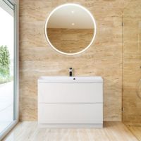 Тумба под раковину BelBagno Marino 80 Белая — фото 1, Тумбы под раковину