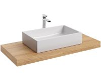 Раковина-чаша Ravak Formy 01 60 D XJL01260000 Белая — фото 3, Раковины накладные