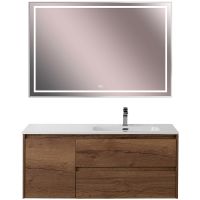 Тумба под раковину BelBagno Kraft 120 R KRAFT-1200-2C-1A-SO-RT-R подвесная Rovere Tabacco — фото 8, Тумбы под раковину