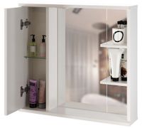 Товар: Зеркало со шкафом Mixline Этьен 75 L 534831 с подсветкой Белое - фото 2 Зеркало со шкафом Mixline Этьен 75 L 534831 с подсветкой Белое — фото 2, Мебель для ванной