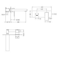 Смеситель для раковины Timo Selene 2071/16SM Белый матовый — фото 2, Смесители