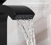 Смеситель для раковины Gappo G07-6 Черный матовый арт-G1007-6 — фото 8, Смесители для раковины