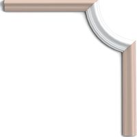 Угловой элемент Orac Decor P8030C 190x17x86 мм — фото 1, Молдинги