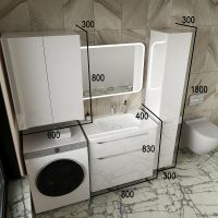 Товар: Тумба под раковину Style Line Марелла 80 Люкс Plus СС-00002402 Белый глянец антискрейтч - фото 6 Тумба под раковину Style Line Марелла 80 Люкс Plus СС-00002402 Белый глянец антискрейтч — фото 6, Мебель для ванной