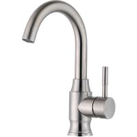 Смеситель для кухни ZorG Steel Hammer SH 6166 INOX Нержавеющая сталь — фото 1, Смесители для кухни