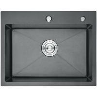 Товар: Кухонная мойка Aflorn Premium 60 AF96045F Графит - фото 1 Кухонная мойка Aflorn Premium 60 AF96045F Графит — фото 1, Кухонные мойки