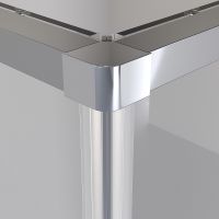 Душевой уголок Niagara Nova 90х90 NG-6623-34 профиль Хром стекло прозрачное — фото 11, Душевые уголки