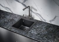 Кухонная мойка Milacio Murcia 42 Cuarzo MC.77041 Черная матовая — фото 3, Кухонные мойки