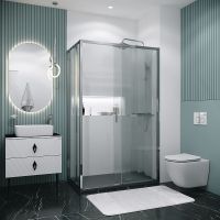 Товар: Душевой уголок Grossman Style 130х70 120.K33.05.1370.10.02 профиль Хром стекло шиншилла - фото 3 Душевой уголок Grossman Style 130х70 120.K33.05.1370.10.02 профиль Хром стекло шиншилла — фото 3, Душевые уголки