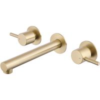 Смеситель для раковины Abber Emotion AF88121G Золото матовое — фото 1, Смесители для раковины