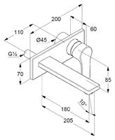 Товар: Смеситель для раковины Kludi Zenta SL 482470565 Хром - фото 5 Смеситель для раковины Kludi Zenta SL 482470565 Хром — фото 5, Смесители