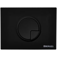 Комплект унитаза с инсталляцией Berges Novum Rimless 043268 с сиденьем Микролифт и Черной клавишей смыва — фото 4, Комплекты унитаз + инсталляция