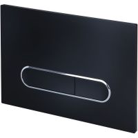 Клавиша смыва Esbano OVL-17MB ESINOVL17MB Черная матовая — фото 2, Кнопки смыва
