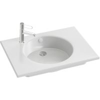 Раковина Jacob Delafon Odeon Rive Gauche 70 EXAX112-Z-00 Белая — фото 1, Раковины подвесные