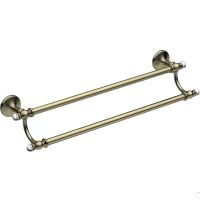 Полотенцедержатель Art&Max Antic Crystal AM-2648SJ-Br двойной Бронза — фото 1, Полотенцедержатели