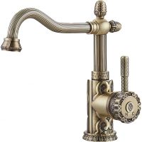 Смеситель для раковины ZorG Antic A 125 U-BR Бронза — фото 1, Смесители для раковины