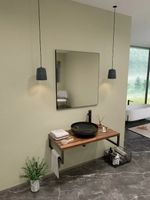 Товар: Консоль под раковину Orka Kestel 95 3001038 Орех - фото 5 Консоль под раковину Orka Kestel 95 3001038 Орех — фото 5, Мебель для ванной