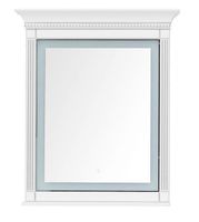 Зеркало Aquanet Селена 90 201646 с подсветкой с сенсорным выключателем Белое — фото 2, Зеркала в ванную комнату