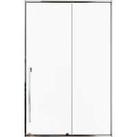 Душевая дверь Allen Brau Fantasy 130 3.11007.00 профиль Хром стекло прозрачное — фото 2, Душевые двери в нишу