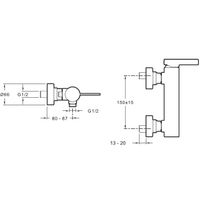 Товар: Смеситель для душа Jacob Delafon Stillness E12779-4-CP Хром - фото 2 Смеситель для душа Jacob Delafon Stillness E12779-4-CP Хром — фото 2, Смеситель для душа