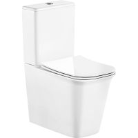 Унитаз компакт Ceruttispa Arno CT7838 с бачком и сиденьем Микролифт — фото 1, Напольные унитазы