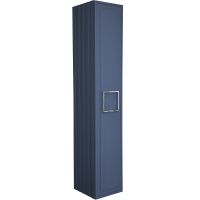 Шкаф пенал La Fenice Cubo 30 FNC-05-CUB-BG-30 подвесной Синий матовый — фото 1, Пеналы для ванной комнаты