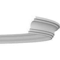 Карниз гибкий Европласт 1.50.249 2000x104x72 мм — фото 1, Карнизы