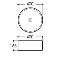 Раковина-чаша Aquatek 40 AQ5118-00 Белая — фото 2, Раковины накладные