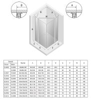 Товар: Душевой уголок New Trendy New Soleo Chrome 90х120 K-0408 профиль Хром стекло прозрачное - фото 8 Душевой уголок New Trendy New Soleo Chrome 90х120 K-0408 профиль Хром стекло прозрачное — фото 8, Душевые уголки