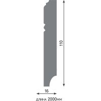 Плинтус Evrowood PN 120 2000x110x16 мм — фото 6, Плинтуса напольные