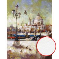 Фреска Ortograf Городской пейзаж живопись 6008 Фактура бархат FX Флизелин (1,3*1,7) Бежевый/Разноцветный, Город/Пейзаж/Живопись — фото 1, Фрески