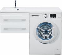 Тумба с раковиной Aquanet Нота 120 L 240160 подвесная Белая — фото 5, Тумбы с раковиной