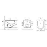Комплект унитаза Niagara Vista NG-9301 с инсталляцией Grohe Rapid SL 38721001 с сиденьем Микролифт и клавишей смыва Хром — фото 12, Комплекты унитаз + инсталляция