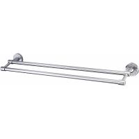 Полотенцедержатель WasserKRAFT Isen K-4040 двойной Хром — фото 1, Полотенцедержатели