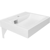 Раковина Paola Siena 60x50 на стиральную машину Белая глянцевая — фото 1, Раковины