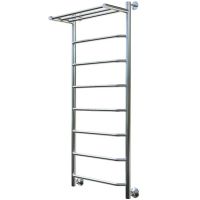 Водяной полотенцесушитель Тругор Браво 1 П НП 120x50 с полкой Хром — фото 1, Водяные полотенцесушители