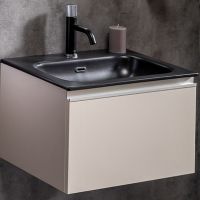 Тумба под раковину Boheme Armadi Art Vallessi 60 837-060-C подвесная Кашемир матовый — фото 1, Мебель для ванной