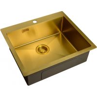 Кухонная мойка ZorG Light Bronze ZL R 590510 BRONZE Бронза — фото 1, Кухонные мойки