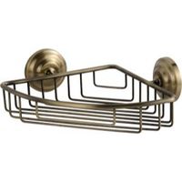Полка корзина Fixsen Retro FX-83809B Бронза — фото 1, Полки для ванной и душа