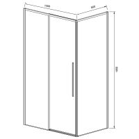 Товар: Душевой уголок Vincea Slim-N 130x90 VSR-4SN9013CLGM профиль Вороненая сталь стекло прозрачное - фото 6 Душевой уголок Vincea Slim-N 130x90 VSR-4SN9013CLGM профиль Вороненая сталь стекло прозрачное — фото 6, Душевые уголки