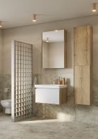 Тумба под раковину Aquaton Либерти 70 1A279801LYC70 подвесная Дуб эльвезия Белая — фото 24, Тумбы под раковину