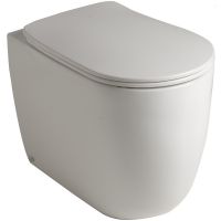 Унитаз Kerasan Nolita 531830 приставной Белый матовый без сиденья — фото 1, Унитазы