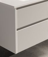 Тумба с раковиной SanVit Рольф 2 60 krolf2060 подвесная Белый глянец — фото 6, Тумбы с раковиной