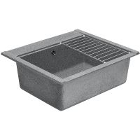 Кухонная мойка Aquaton Делия 60 1A715232LD230 Серая — фото 4, Кухонные мойки