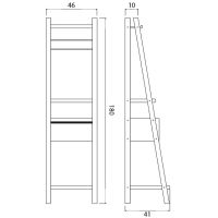 Товар: Шкаф пенал Creto Provence 46 9-1050WF Wood - фото 5 Шкаф пенал Creto Provence 46 9-1050WF Wood — фото 5, Мебель для ванной