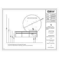 Товар: Тумба с раковиной Black&White Universe U915.1600R 160 R 9151601 подвесная Glossy light grey - фото 14 Тумба с раковиной Black&White Universe U915.1600R 160 R 9151601 подвесная Glossy light grey — фото 14, Мебель для ванной