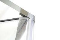 Душевая дверь Ceruttispa Bella D91T профиль Хром стекло прозрачное — фото 10, Складные душевые двери