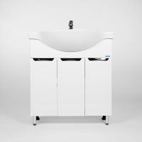 Тумба под раковину VIANT Лима 80 VLIM80ER-T3ST Белая — фото 2, Мебель для ванной