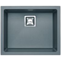 Кухонная мойка Alveus Granital+ Quadrix 50 Steel G04M 560x460x200 1108037 Серая — фото 1, Кухонные мойки